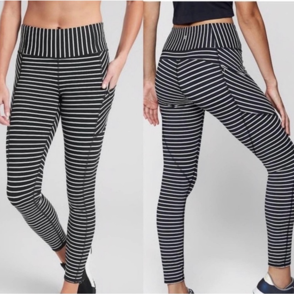 ATHLETA Striped Women's Leggings